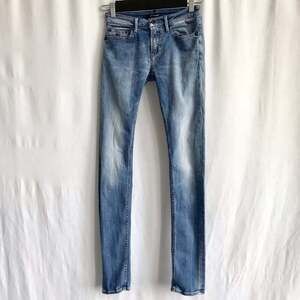 Denham Women’s Cleaner Regular Cut Jeans Denim Pants  Light Wash Skinny 25x33